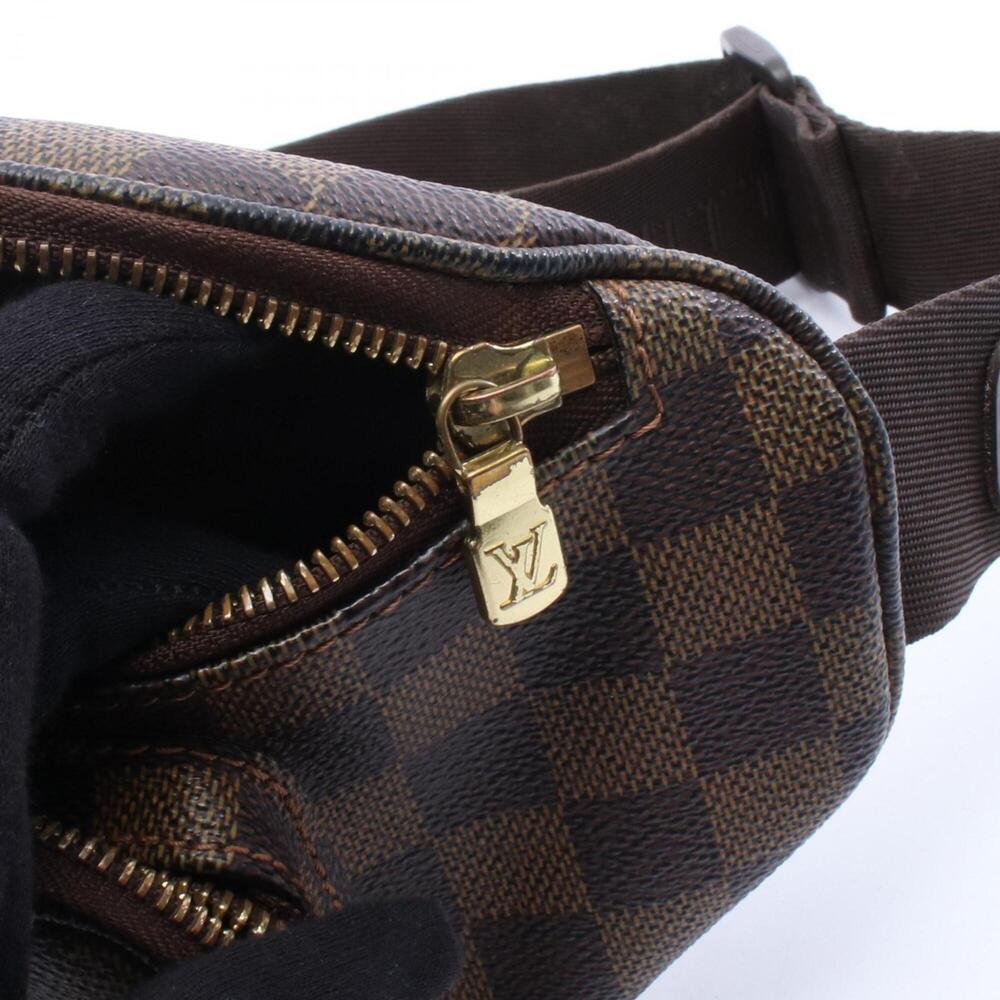 LOUIS VUITTON Authentic Brown Damier Leather Fanny Pack - Picture 8 of 10